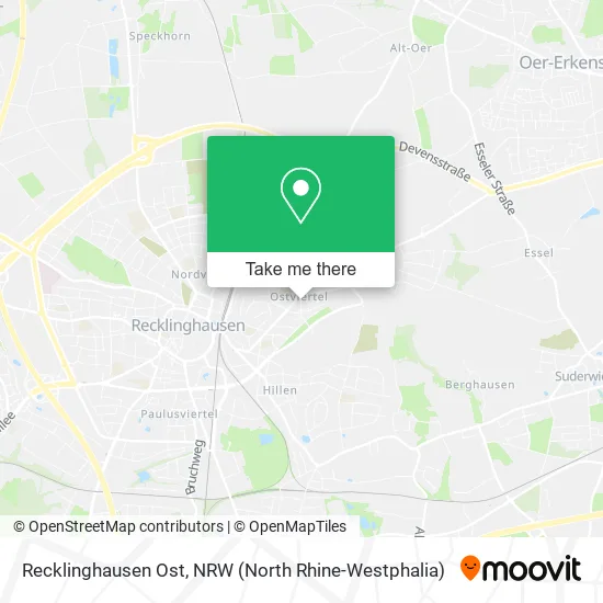 Recklinghausen Ost map