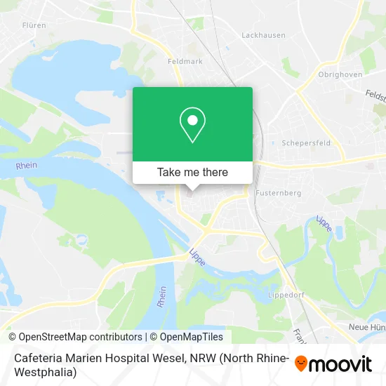 Карта Cafeteria Marien Hospital Wesel
