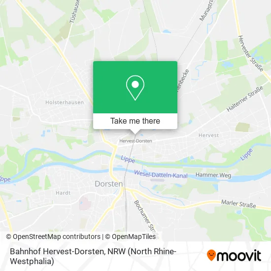 Карта Bahnhof Hervest-Dorsten