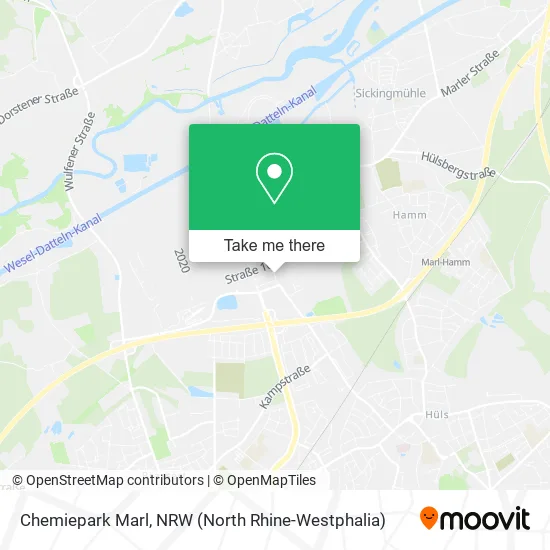 Chemiepark Marl map