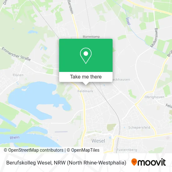 Карта Berufskolleg Wesel