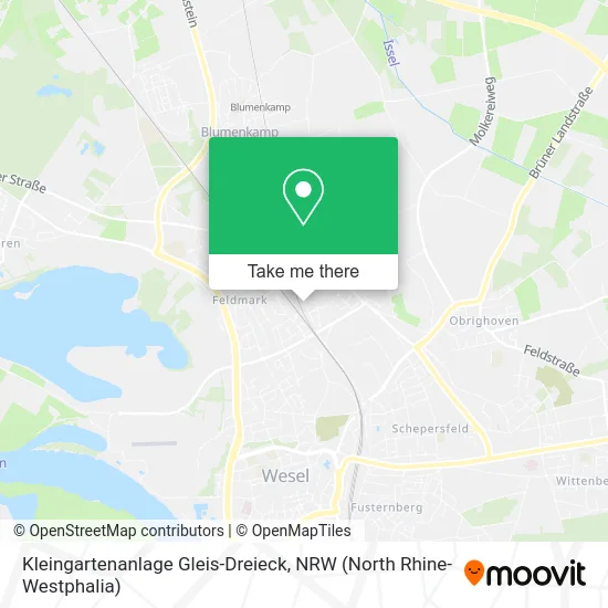 Карта Kleingartenanlage Gleis-Dreieck