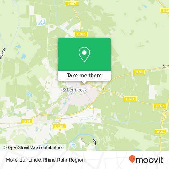 Hotel zur Linde map