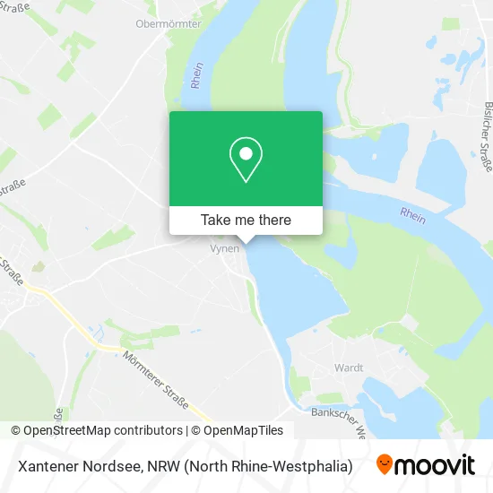 Карта Xantener Nordsee