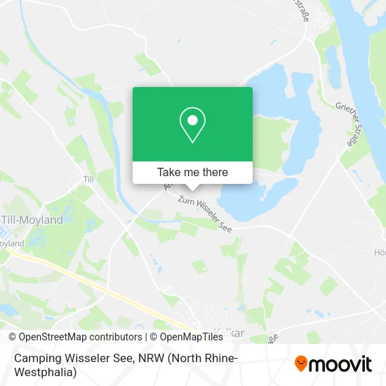 Карта Camping Wisseler See