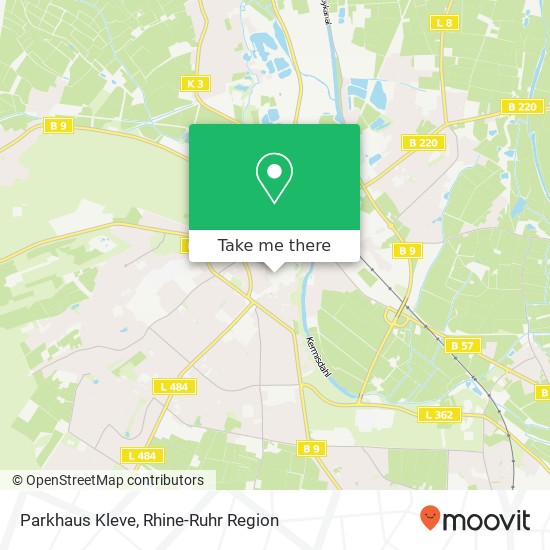 Карта Parkhaus Kleve