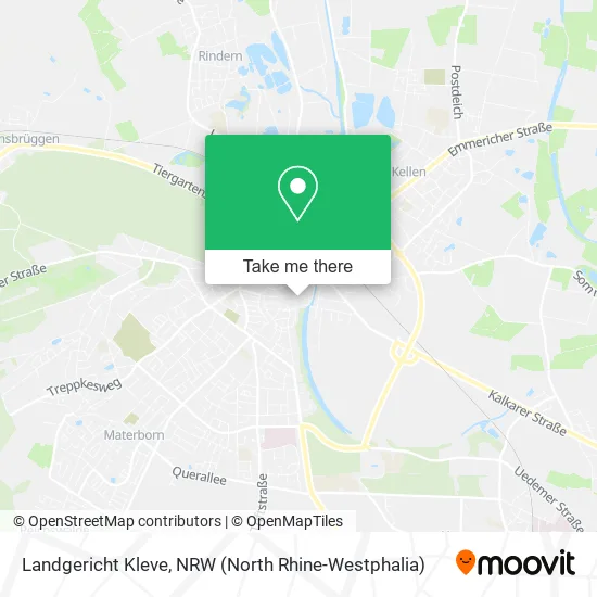 Карта Landgericht Kleve