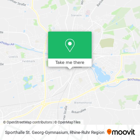Sporthalle St. Georg-Gymnasium map