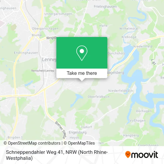 Карта Schneppendahler Weg 41