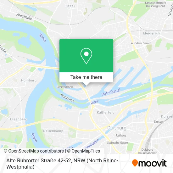 Карта Alte Ruhrorter Straße 42-52