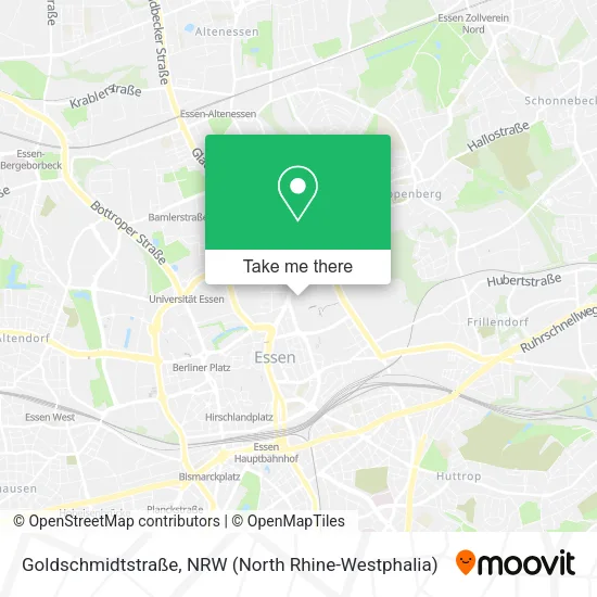 Карта Goldschmidtstraße