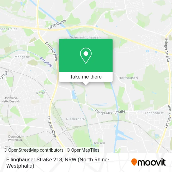 Карта Ellinghauser Straße 213