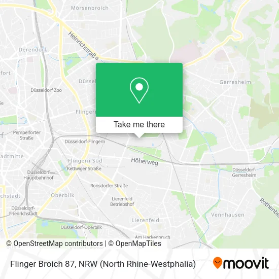 Карта Flinger Broich 87