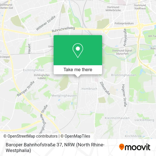 Карта Baroper Bahnhofstraße 37