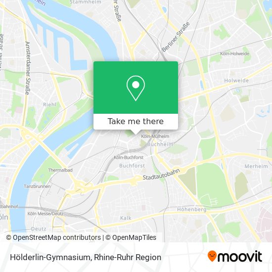 Hölderlin-Gymnasium map