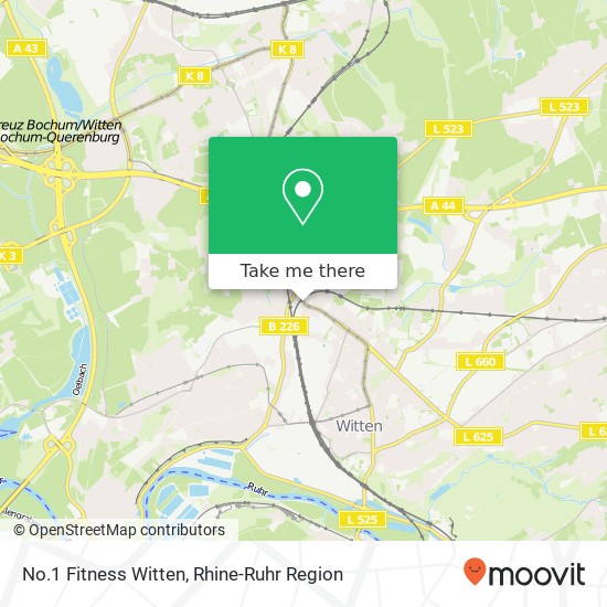 No.1 Fitness Witten map