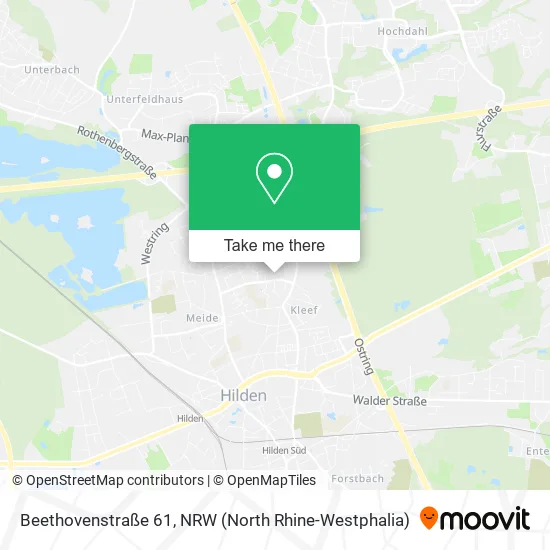 Beethovenstraße 61 map
