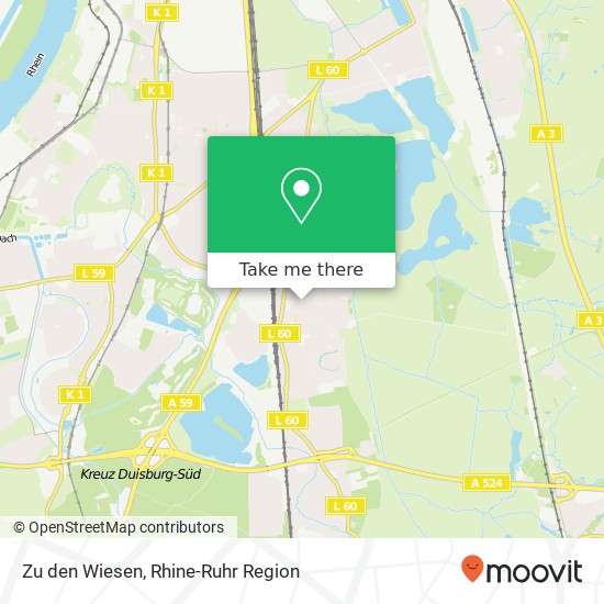 Zu den Wiesen map