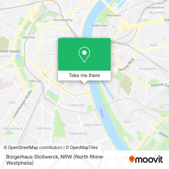 Карта Bürgerhaus Stollwerck