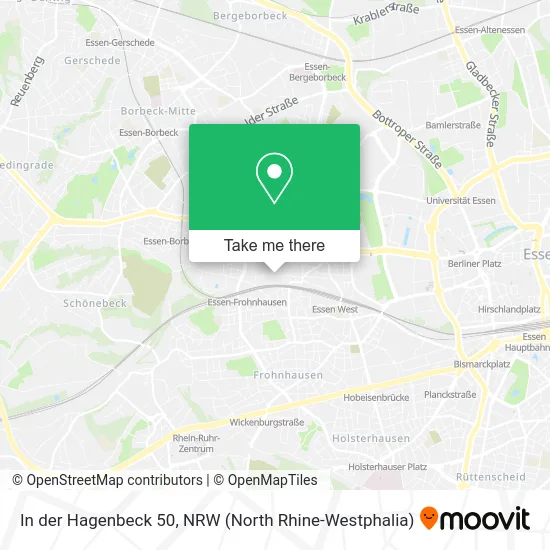 In der Hagenbeck 50 map