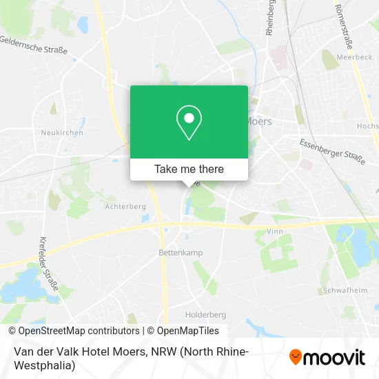 Карта Van der Valk Hotel Moers
