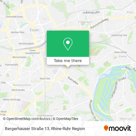 Карта Bergerhauser Straße 13