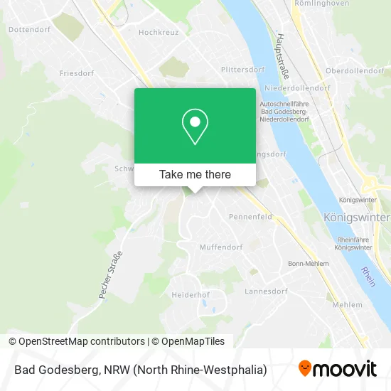Карта Bad Godesberg