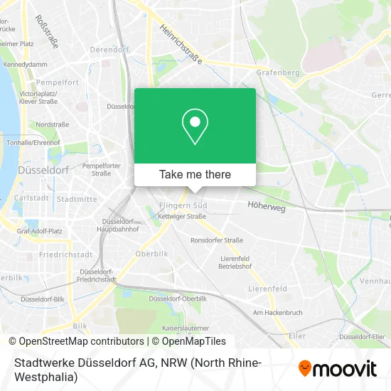 Stadtwerke Düsseldorf AG map