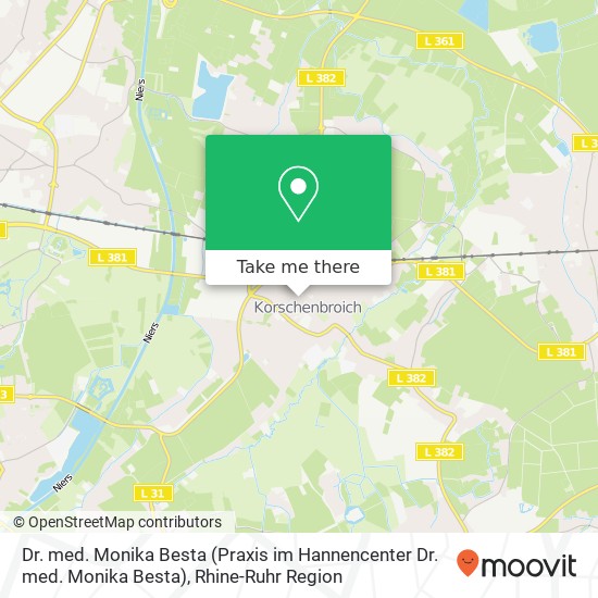 Dr. med. Monika Besta (Praxis im Hannencenter Dr. med. Monika Besta) map