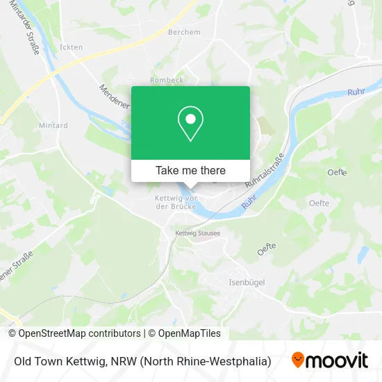 Карта Old Town Kettwig