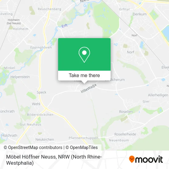 Карта Möbel Höffner Neuss