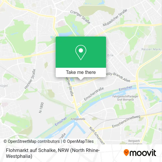 Карта Flohmarkt auf Schalke