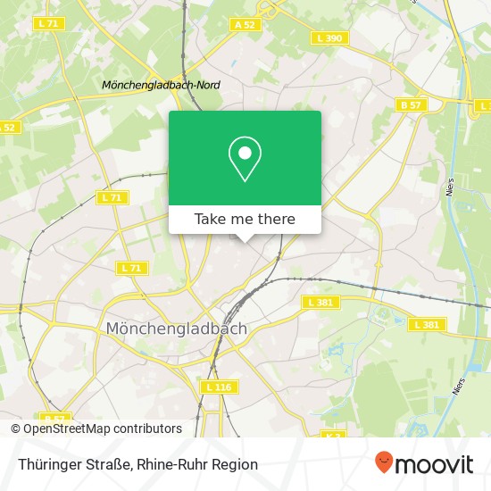 Thüringer Straße map