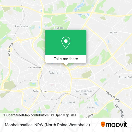 Карта Monheimsallee