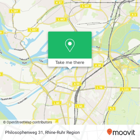 Philosophenweg 31 map
