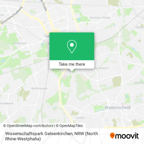 Карта Wissenschaftspark Gelsenkirchen
