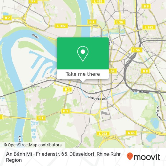 Ăn Bánh Mì - Friedenstr. 65, Düsseldorf map