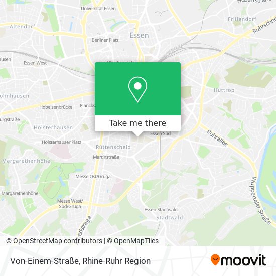 Von-Einem-Straße map
