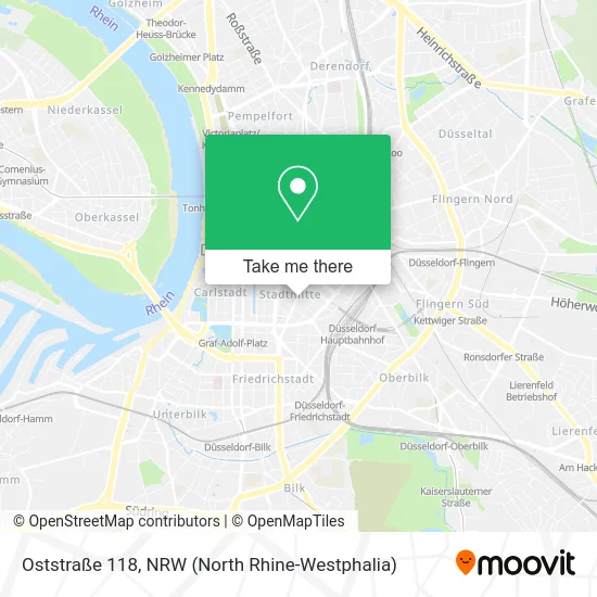 Карта Oststraße 118