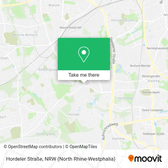 Hordeler Straße map