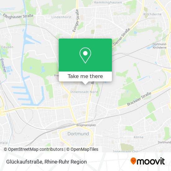Glückaufstraße map