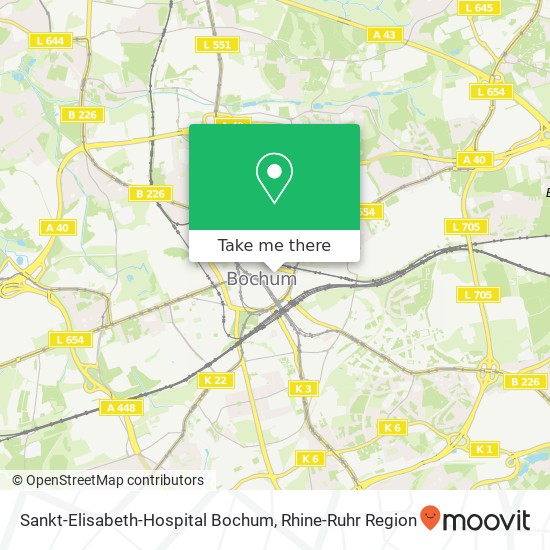 Sankt-Elisabeth-Hospital Bochum map