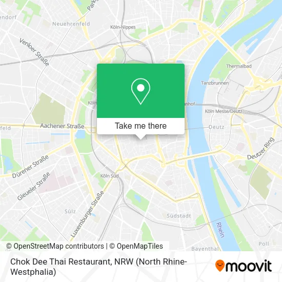 Карта Chok Dee Thai Restaurant