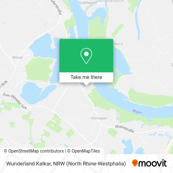 Карта Wunderland Kalkar