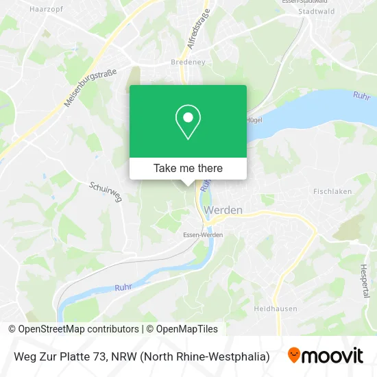 Карта Weg Zur Platte 73