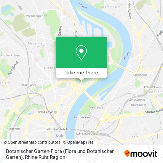 Botanischer Garten-Flora map
