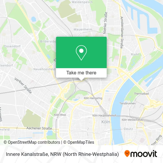 Innere Kanalstraße map