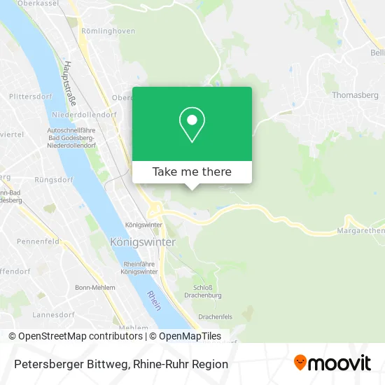 Petersberger Bittweg map
