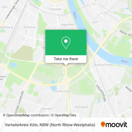 Карта Verteilerkreis Köln