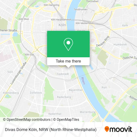 Карта Divas Dome Köln